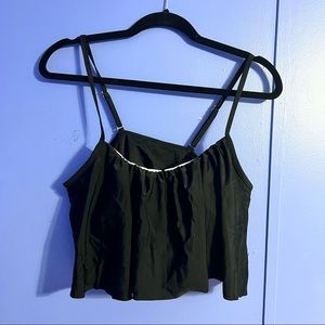 brand new! Zaful Black Swim Top XL